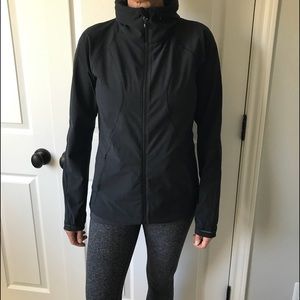 Lululemon black rain coat